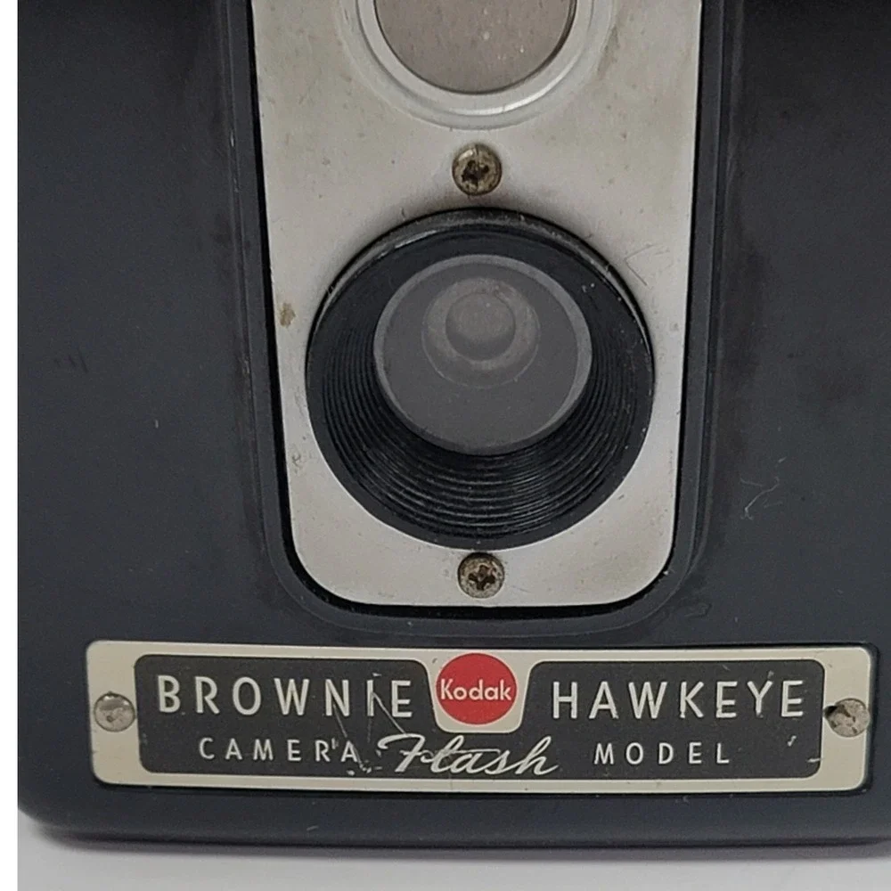 Vintage Kodak Brownie Hawkeye Flash Model Camera with Kodalite Flasholder Decor